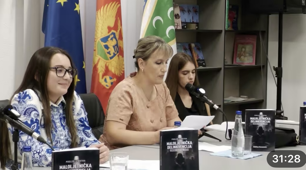 Održana promocija knjige: „MALOLJETNIČKA DELINKVENCIJA“ 📚