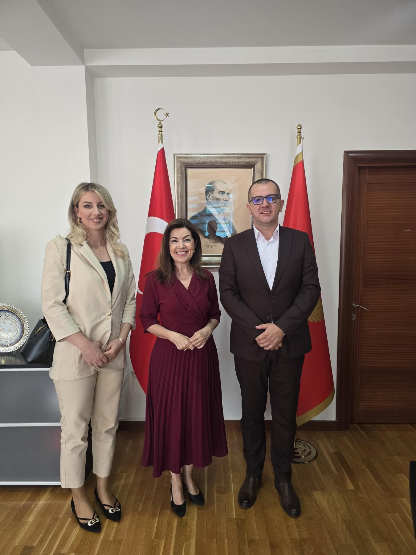 Delegacija JZU Dom zdravlja Rožaje u zvaničnoj posjeti Ambasadi Republike Turske u Crnoj Gori